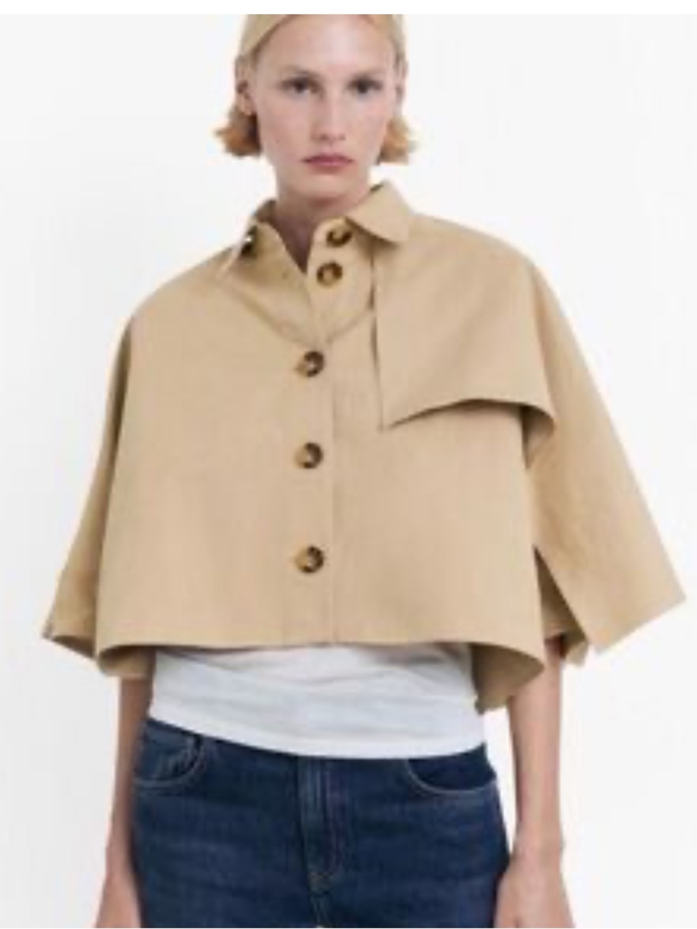 House of Harlow Tan Cape